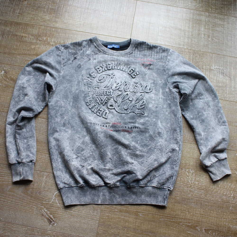 IBIZA Sweatshirt, Women's size M, grey, crewneck